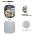 thumbnail image 6 of Binienty Windshield Sun Shade Funny Sloth Car Sun Shade Automotive Accessories Lightweight Reflect UV Cars Window Shade Universal for Auto Sedan Van SUV 2 Pcs, 6 of 7
