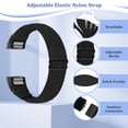 thumbnail image 2 of Elastic Bands Compatible with Charge 2 Band, Solo Loop Stretchy Nylon Wriststrap for Charge 2 Women Men, 2 of 7