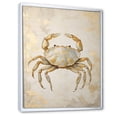 thumbnail image 2 of Designart "Minimalist Crab Artwork II" Crab Floater Framed Wall Art Prints, 2 of 5