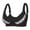 Blue, variant on Womens Everyday Bras, Daisy Bras for Older Women Breathable Front Close Button Bras, Full Coverage Comfort No Underwire Front Buckle Corset Bra 36-52