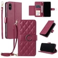 thumbnail image 5 of Funda tipo billetera GANGXUN para iPhone X – Tapa abatible con correa para mujer, 5 of 5