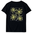 thumbnail image 4 of Women Short Sleeve Tops Fitted Button Down Shirts for Women Work Graphic Tees Trendy, 4 of 5
