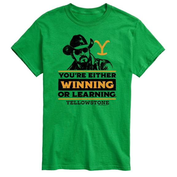 Yellowstone - Your Either Winning Or Learning - Men's Short Sleeve Graphic T-Shirt