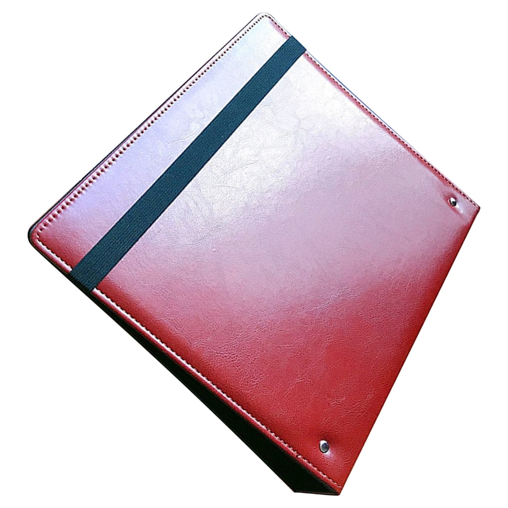 Clipboard File Folder 3 Rings Binder File Holder with Elastic Band for School