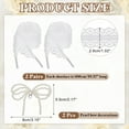 thumbnail image 2 of 2 Pairs Flat Laces Shoelaces, 2.6CM Wide 100CM Length Lacy Shoe Laces, White, 2 of 7
