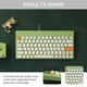 thumbnail image 3 of Teclado silencioso ergonómico para ordenador, con cable, para juegos, teclados mecánicos, USB, pequeño, para oficina, 3 of 6