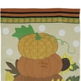 thumbnail image 5 of Northlight Pumpkins and Sunflowers Autumn Harvest House Flag 28" x 40", 5 of 7