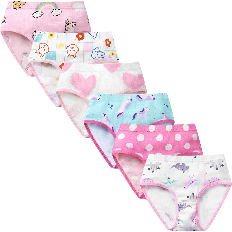 Baby Girls Soft Cotton Underwear Kids Breathable Comfort Panties