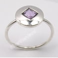 thumbnail image 2 of .925 Silver Fabulous Purple Amethyst Lightweight Ring Size 6.5 Factory Direct, 2 of 3