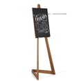 thumbnail image 3 of M&T Displays Wood Portable Easel, Foldable and Practical Solution for Presentation or Amateur Artwork, Canvas sizes from B2, 19.69 x 27.83 inch up to A0, 33.11x46.81 inch (Dark Wood, 59), 3 of 7