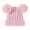 Baby Pink, variant on Generic Baby Girls Hats Caps Little Boy Hats Children's Hat Double Ball Children's Knitted Pullover Hat Solid Color Warm Babys Wool Hat Outwear Boys Girl Unisex Durable(,White)