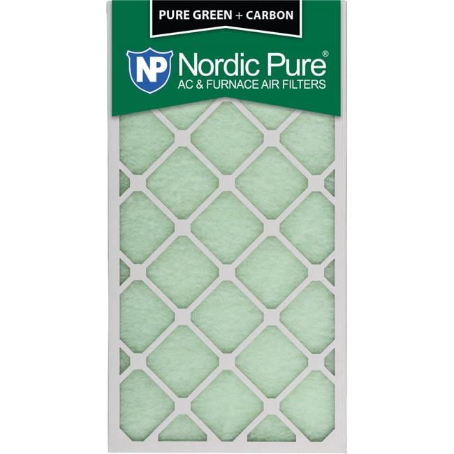 Nordic Pure 16x16x1 Pure Green Plus Carbon Eco-Friendly AC Furnace Air Filters 6 Pack Nordic Pure 16x16x1 Pure Green Plus Carbon Eco-Friendly AC Furnace Air Filters 6 Pack