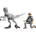 thumbnail image 5 of Colección Hammond Original de Jurassic World Jurassic Park III Mattel Paquete de Velociraptor del Dr. Alan Grant, 5 of 5