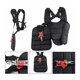 thumbnail image 4 of Arnés con correa de hombro acolchada doble, Botones de seguridad, Tirantes para desbrozadora, cortacésped y recortadora de hilo, Hombro acolchado, Botones de seguridad, Negro, 4 of 5