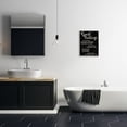 thumbnail image 2 of Stupell Industries Guest Rating Five Star Bathroom Black Funny Word Design, 16 x 20,Design by Daphne Polselli, 2 of 6