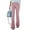 Pink, variant on Innerwin Women's High Waist Corduroy Palazzo Pants, Pink, Size S