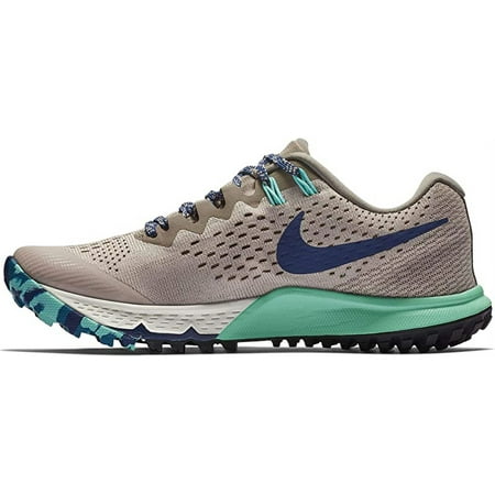Nike Women's Air Zoom Terra Kiger 4 Running Shoes Taupe/Blue/Brown Size 5 B(M) US
