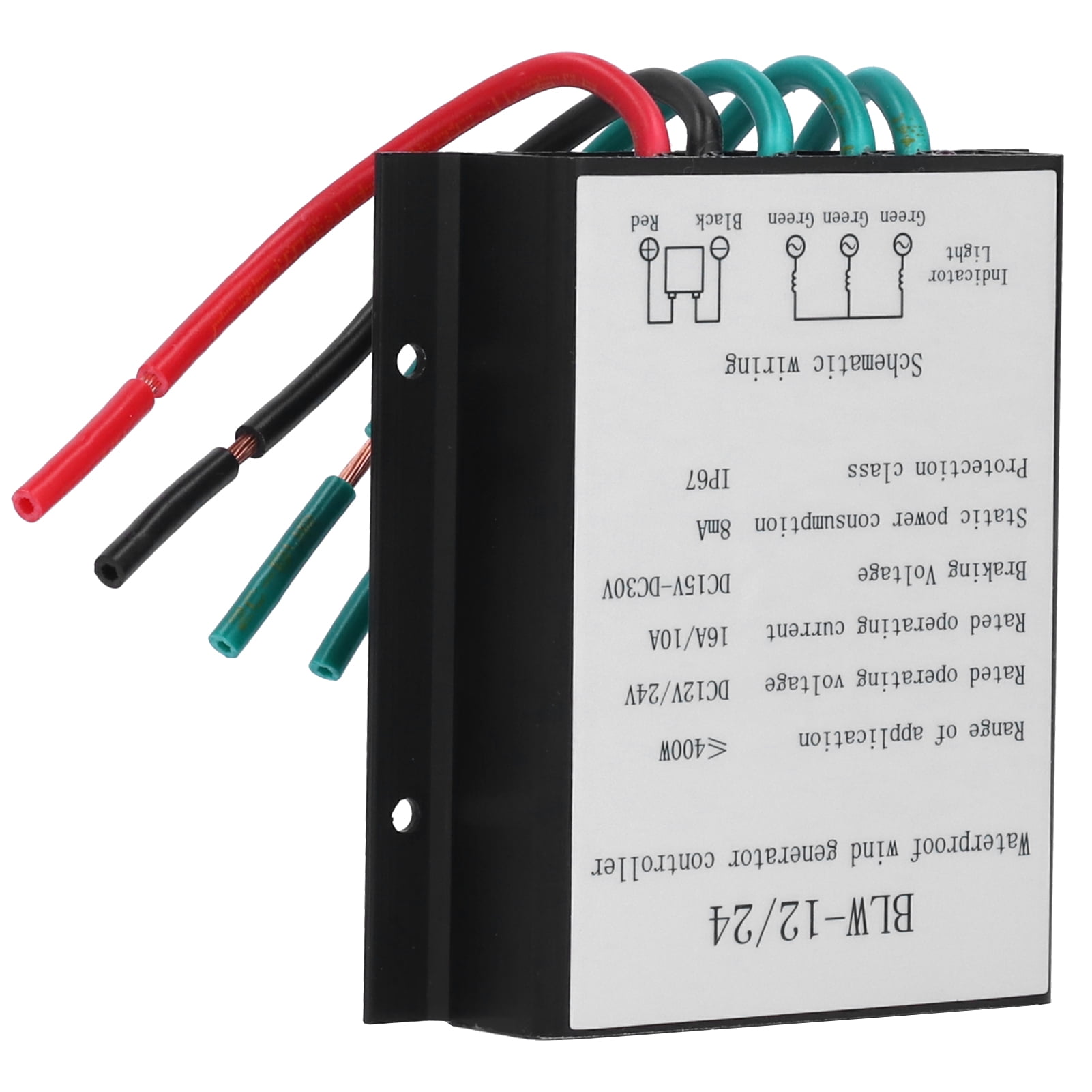 400W 12V/24V Wind Generator Battery Charge Controller Regulator Waterproof IP67 