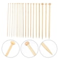 thumbnail image 2 of Shisuyan 36pcs Knitting Tools Bamboo Crochet Hooks for Gift Giving White Natural Bamboo Design, 2 of 8