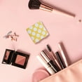 thumbnail image 5 of DESIGNICE Compact Mirror,Yellow Dot Pattern Pocket Mirror,Square Minimal Shape Small Mirror,Style2, 5 of 7