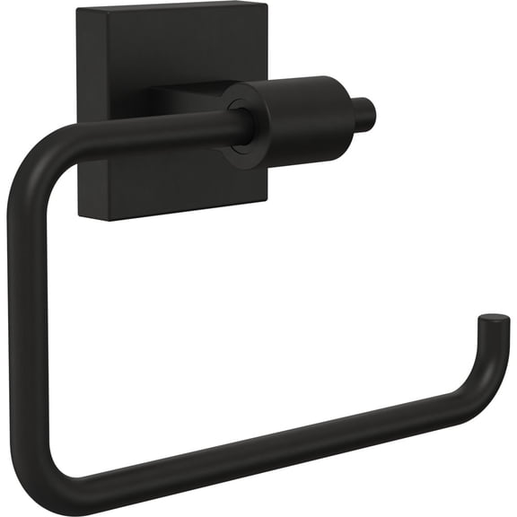 Open Box Franklin Brass MAX50-FB Maxted Toilet Paper Holder, Flat Black