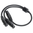 thumbnail image 4 of Cable divisor XLR, JORINDO JD6073 Cable de conexión XLR hembra a XLR Cable de conexión XLR hembra a XLR hembra doble Cable de micrófono Rendimiento de alta gama, 4 of 12