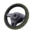 thumbnail image 4 of Elastic Steering Wheel Cover, Green Camo Classic Stretch Thickening Car Steering Wheel Cover Women Men, Steering Wheel Protector Universal 15 in, 4 of 7