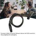 thumbnail image 4 of XLR Balanced Cable, Plug And Play Male To Female HiFi Black Microphone Cable  For Stage Speakers, 4 of 8