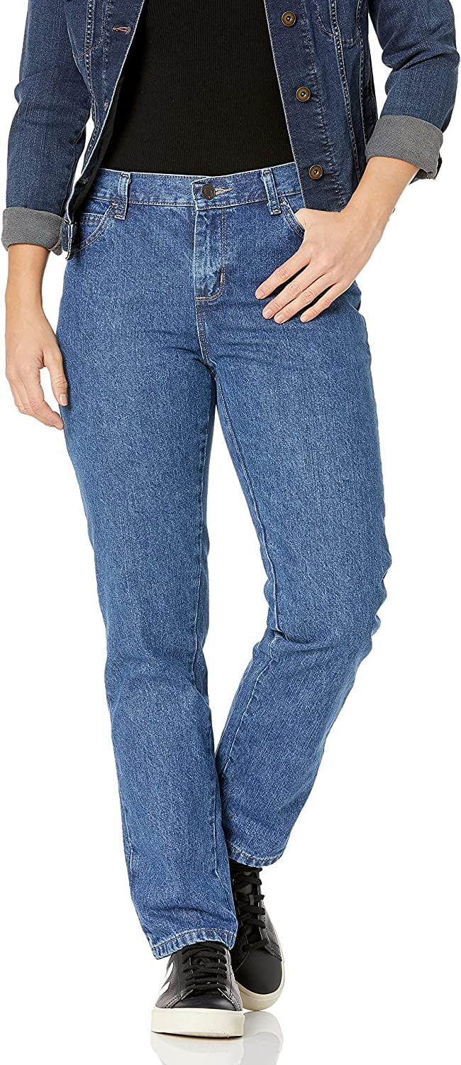 Cotton Straight Leg Jean, Livia 