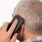 Rechargeable EasyCharge2 hearing amplifiers aids - 4 channel USA made digital processor - charger docking base - No hearing test audiogram required types affordable assist hearing amplifiers - Right