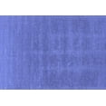 thumbnail image 1 of Ahgly Company Machine Washable Indoor Rectangle Solid Blue Modern Area Rugs, 7' x 9', 1 of 4