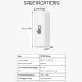 thumbnail image 2 of Tuya Electric Temperature Humidity Sensor Indoor Bedroom Hygrometer Wireless Detector Alarm Hotel Home Intelligent Supplies WiFi, 2 of 9