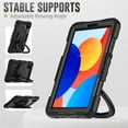 thumbnail image 5 of For Xiaomi Redmi Pad SE 8.7 inch 2024, 360 Rotating Shockproof Cover with Stand, Handle, Shoulder Strap, Black, 5 of 7