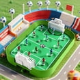 thumbnail image 4 of Yunuuuoa Tabletop Football Game with Catapult Launcher and Goalkeeper Control, Interactive Two Player Sports Board Game for Family Fun, Competitive Table Soccer Toy with Scoring Box and Kickoff Rules, 4 of 6