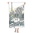 thumbnail image 1 of Graffiti Street Hip-Hop Paris Pattern Hand Towel Bath Facecloth Soft Cotton Washcloth, 1 of 4