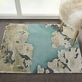 thumbnail image 4 of Nourison Prismatic Silver/Blue Area Rug Silver/Blue 5'6" x 7'5", 4 of 10