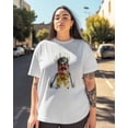 thumbnail image 3 of T Shirts for Women Short Sleeve Cotton Crewneck T-Shirt, Watercolor Style Chef Tee Tops Casual Basic T-Shirts, XS-5XL White 3XL, 3 of 7