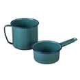 thumbnail image 4 of Cinsa Bateria de cocina Superior de Acero Vitrificado 10 Piezas Verde Aqua, 4 of 6