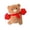 Brown, variant on Novelty Plush Gift Doll Soft Bear Stuffed Animal Figure, 8.3" Cute Bear Collectible Plush Decor for Adults, Birthday Holiday Surprise, Gifts and Cozy Room, Brown