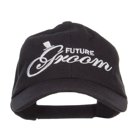 Future Groom Embroidered Washed Ball Cap - Black OSFM