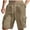 Khaki, variant on hotojiny Men Summer Cotton Linen Shorts Elastic Waist Drawstring Big and Tall Cargo Shorts with Pocket Casual Fashion Beach Short Pants