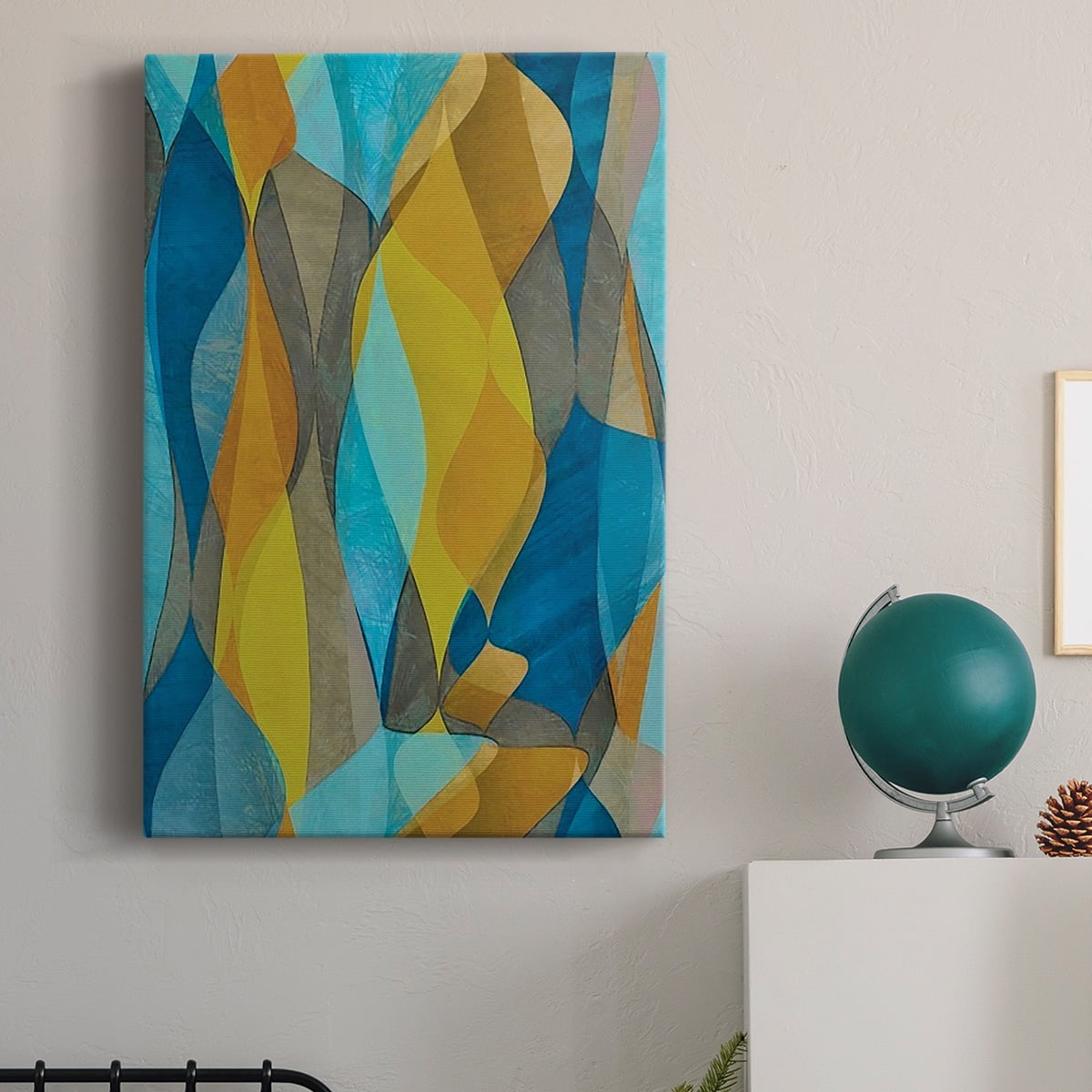 Colorful Cascade II Premium Gallery Wrapped Canvas - Ready to Hang