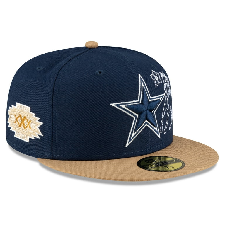 希少 NEWERA DALLAS COWBOYS キャップ ベージュ ネイビー 希少NEWERA