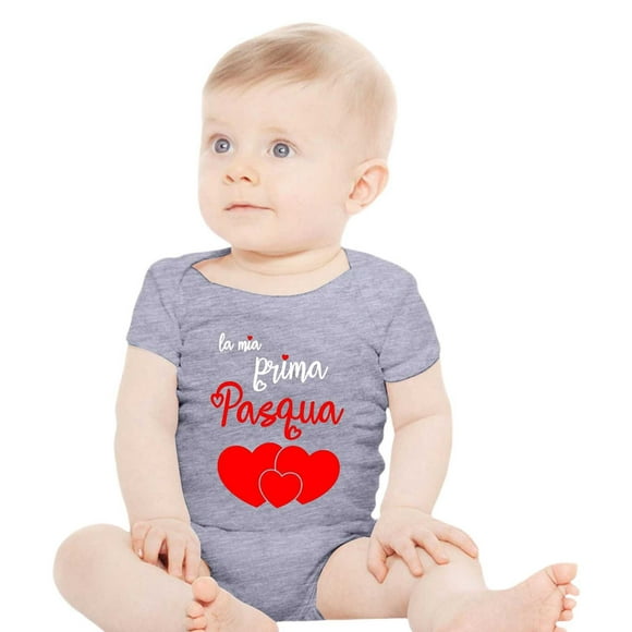 Baby Onesies Infant Boys Girls Short Sleeve Letter Prints Newborn Bodysuits Outwear Girls Romper Grey 3 Months-6 Months