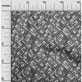 thumbnail image 2 of oneOone Polyester Spandex Gray Fabric Geometric Diy Clothing Quilting Fabric Print Fabric By Yard 56 Inch Wide, 2 of 5