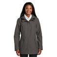 thumbnail image 4 of Port Authority Adult Female Women Plain Long Sleeves Jacket Deep Black X-Large, 4 of 5