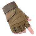 thumbnail image 3 of Guantes tácticos de terciopelo con dedos completos y medio dedo para deportes al aire libre, guantes de ciclismo y fitness para hombres y mujeres, 3 of 6