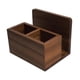thumbnail image 1 of Porta cubiertos, servilletero de madera rústica, organizador de servilletas, caja de utensilios, cubiertos para restaurante, oficina, escritorio,, 1 of 9