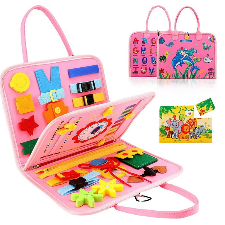 MOUIND Busy Board Toy for 1 2 3 4 Year Old Toddlers Educational