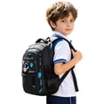 thumbnail image 4 of Cartoon Print Back to School Backpack Large Capacity School Backpack Bookbag for Students Lightweight Casual Commuter Daypack with Spacious Compartments for Daily Travel & Campus Use, 4 of 6
